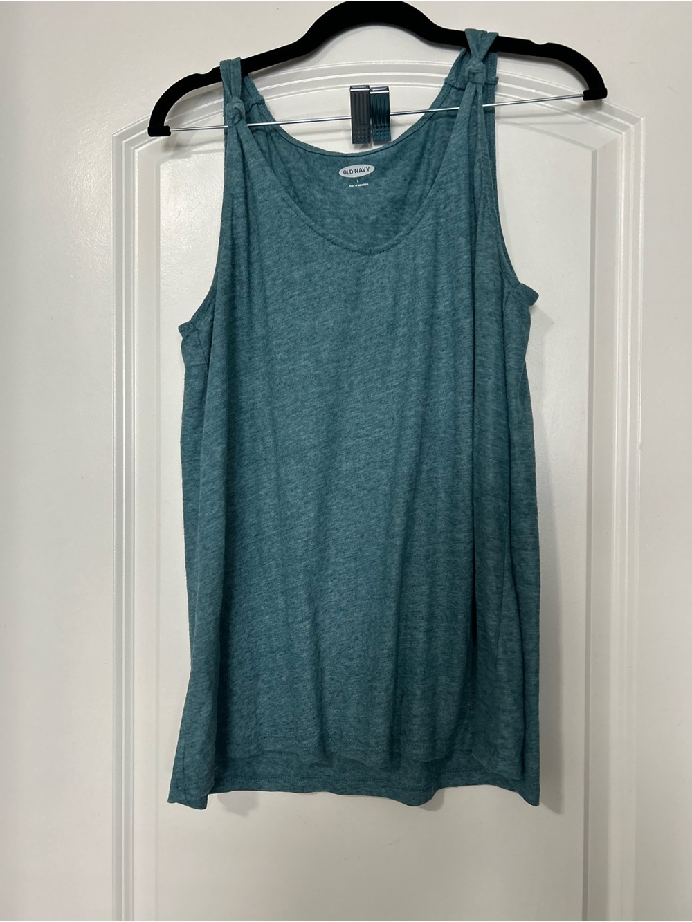 Old Navy Teal Knot-Strap Tank